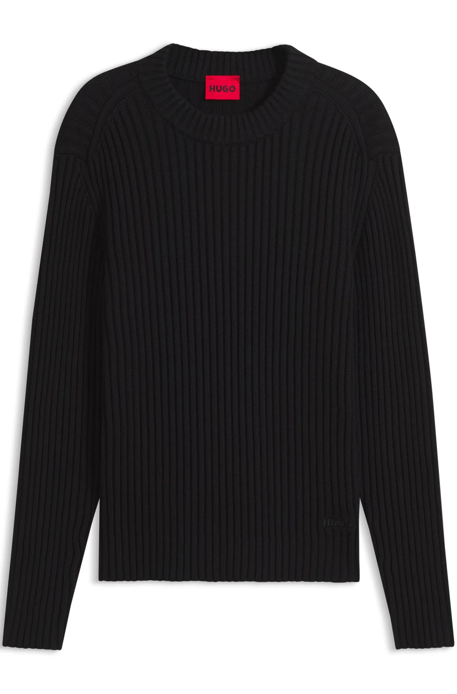 Relaxed-Fit Pullover aus gerippter Baumwolle