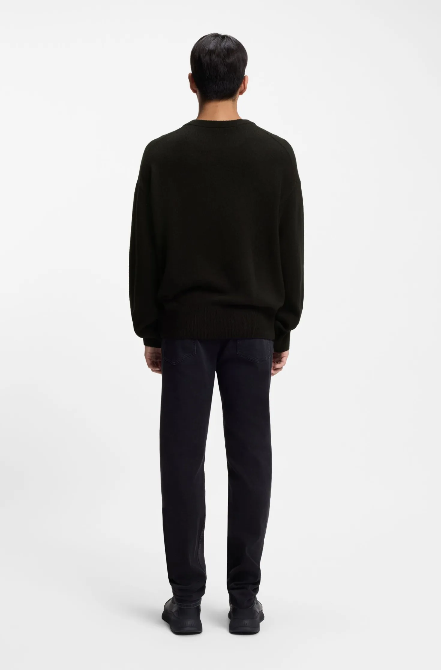 Relaxed-Fit Pullover aus Schurwolle