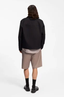 Relaxed-Fit Shorts aus elastischem Baumwoll-Twill