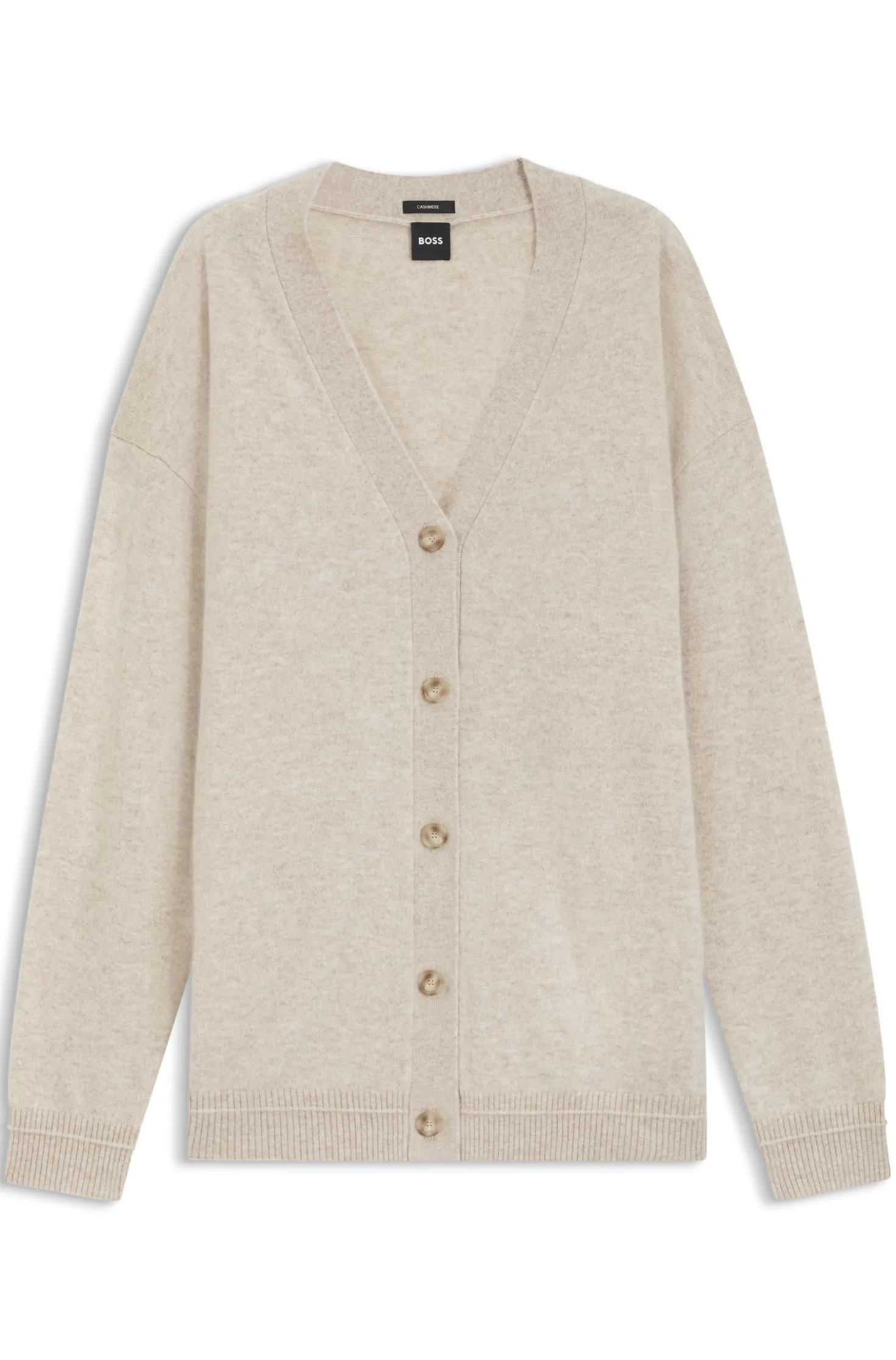 Relaxed-Fit Strickjacke aus Kaschmir
