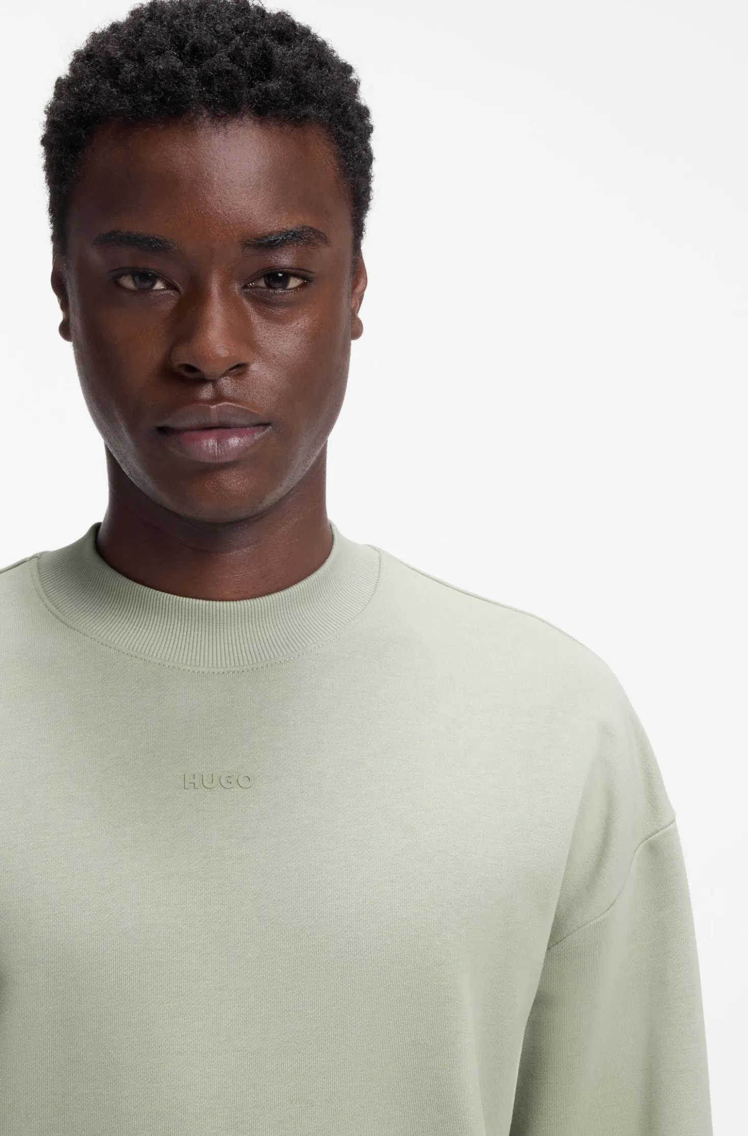 Relaxed-Fit Sweatshirt aus Baumwoll-Terry mit Logo-Detail