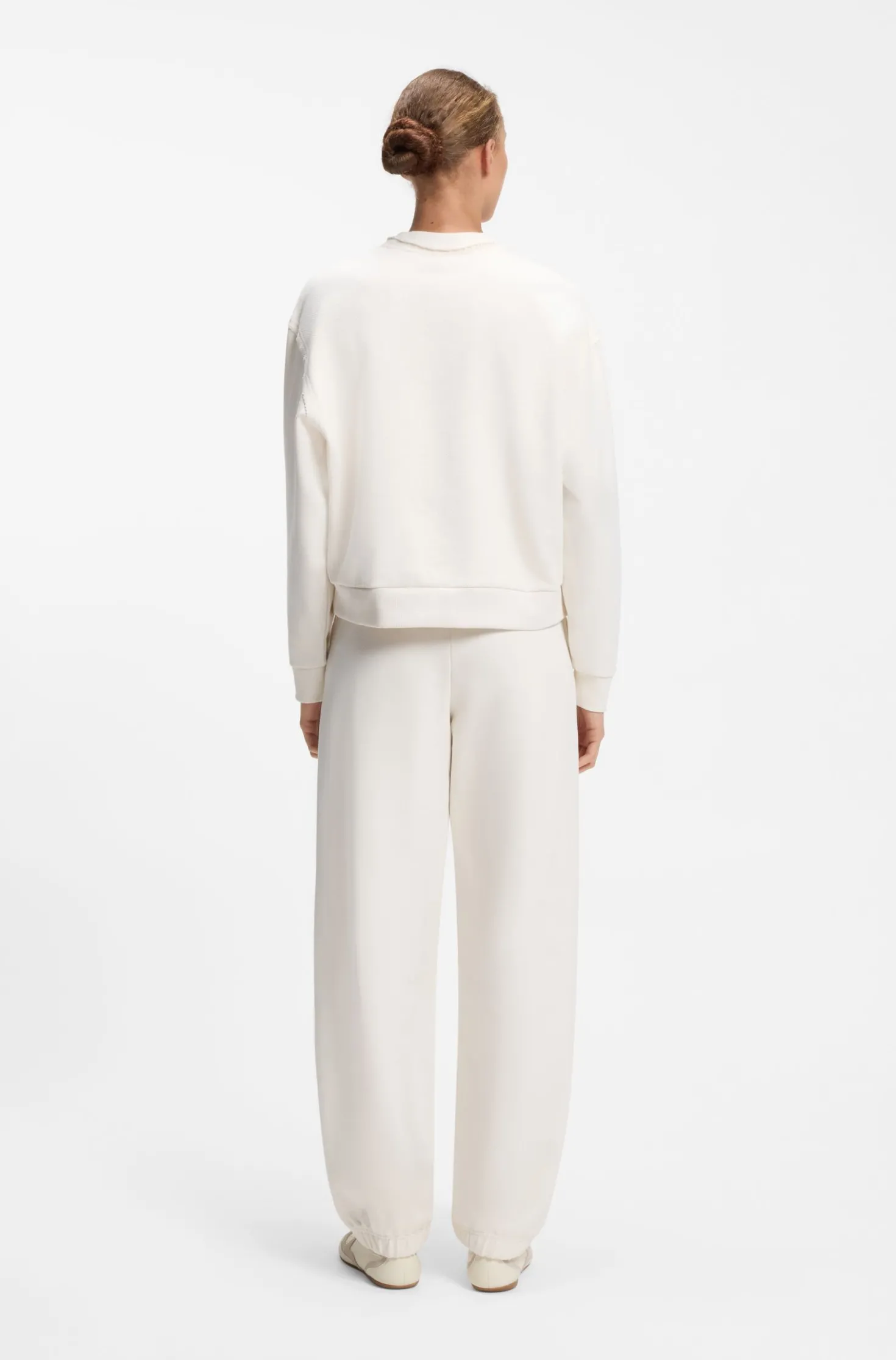 Relaxed-Fit Sweatshirt aus Baumwolle mit Logo-Stickerei