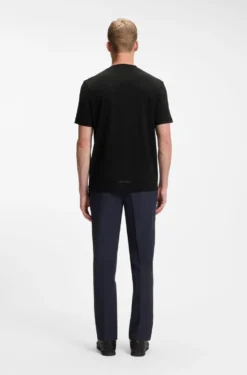 Relaxed-Fit T-Shirt aus Baumwoll-Mix mit Elasthan-Anteil