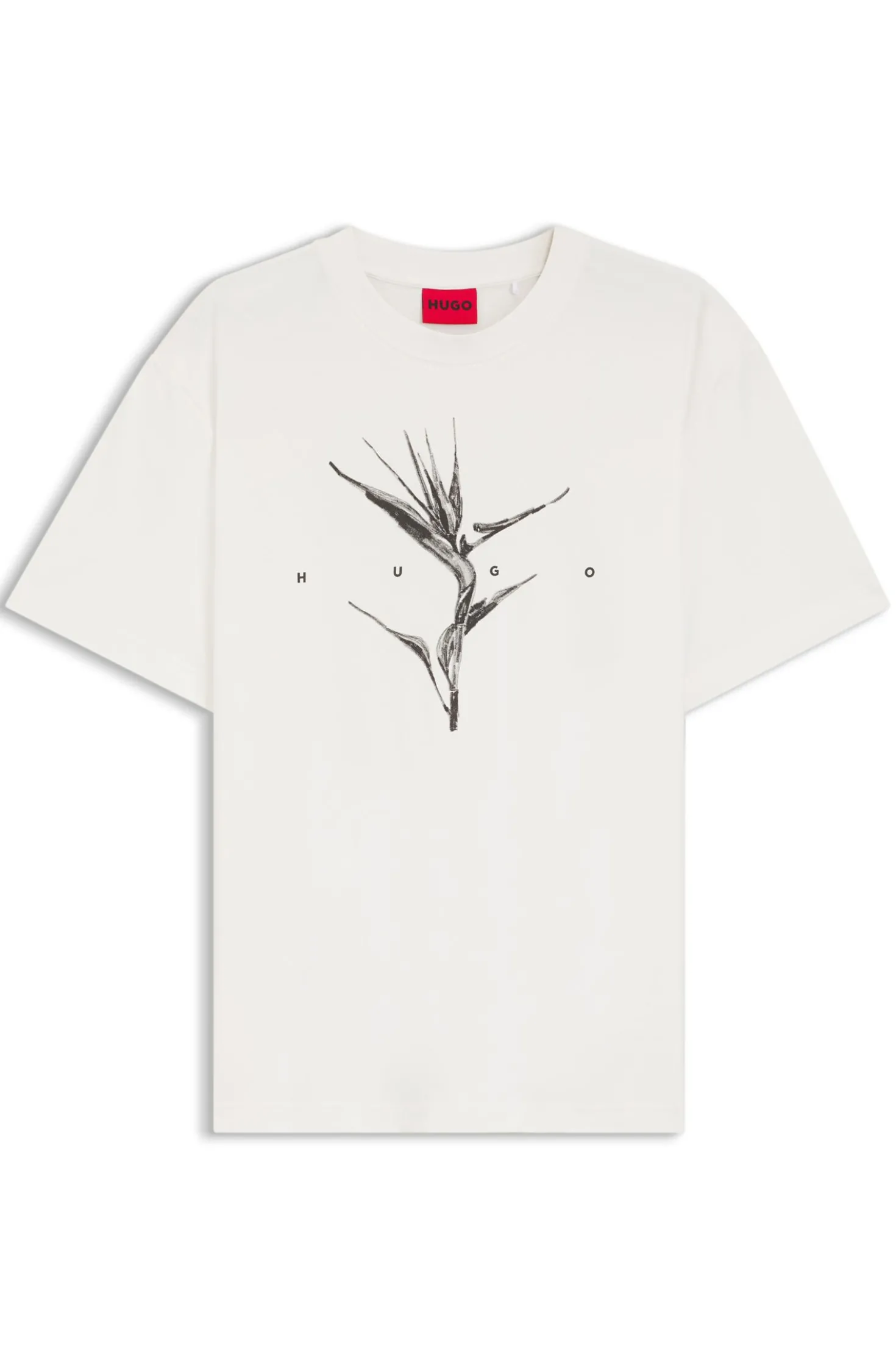 Relaxed-Fit T-Shirt aus Baumwolle mit Artwork und Logo
