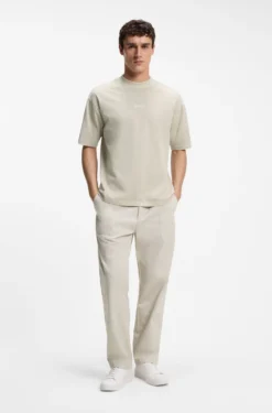 Relaxed-Fit T-Shirt aus Baumwolle mit Logo-Stickerei