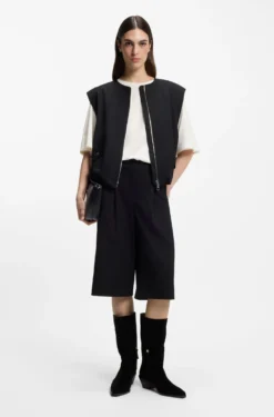 Relaxed-Fit T-Shirt aus Baumwolle mit Mesh-Details