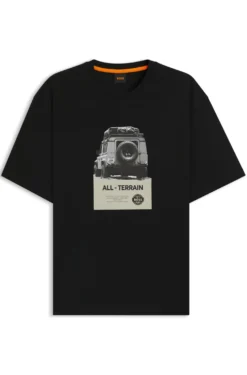 Relaxed-Fit T-Shirt aus Baumwoll-Jersey mit Artwork-Print