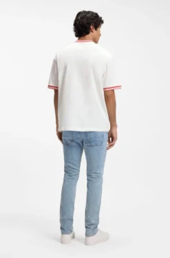 Relaxed-Fit T-Shirt aus Baumwolle mit Streifen-Dessin