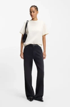 Relaxed-Fit T-Shirt aus merzerisierter Baumwolle