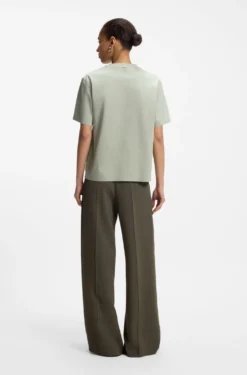 Relaxed-Fit T-Shirt aus merzerisierter Baumwolle