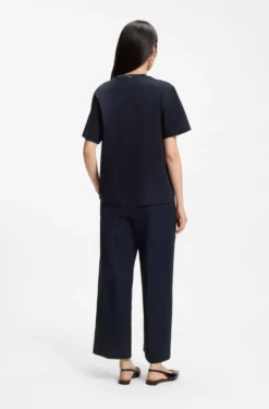 Relaxed-Fit T-Shirt aus merzerisierter Baumwolle