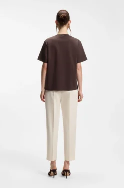 Relaxed-Fit T-Shirt aus merzerisierter Baumwolle