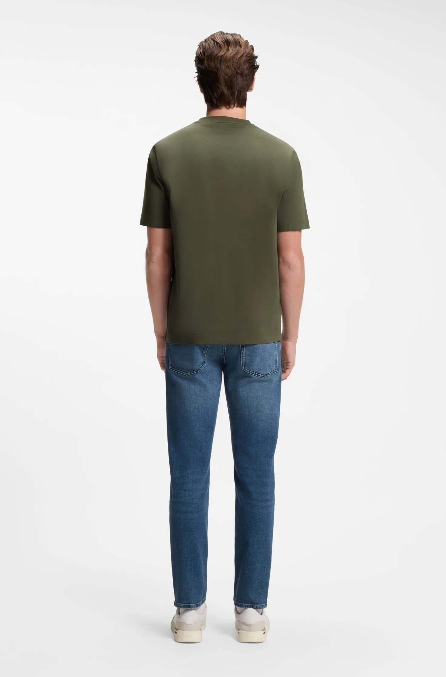 Relaxed-Fit T-Shirt mit geschichtetem Logo-Print
