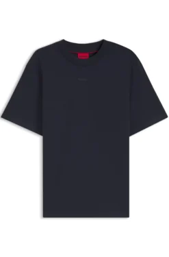 Relaxed-Fit T-Shirt mit zentralem Logo-Detail