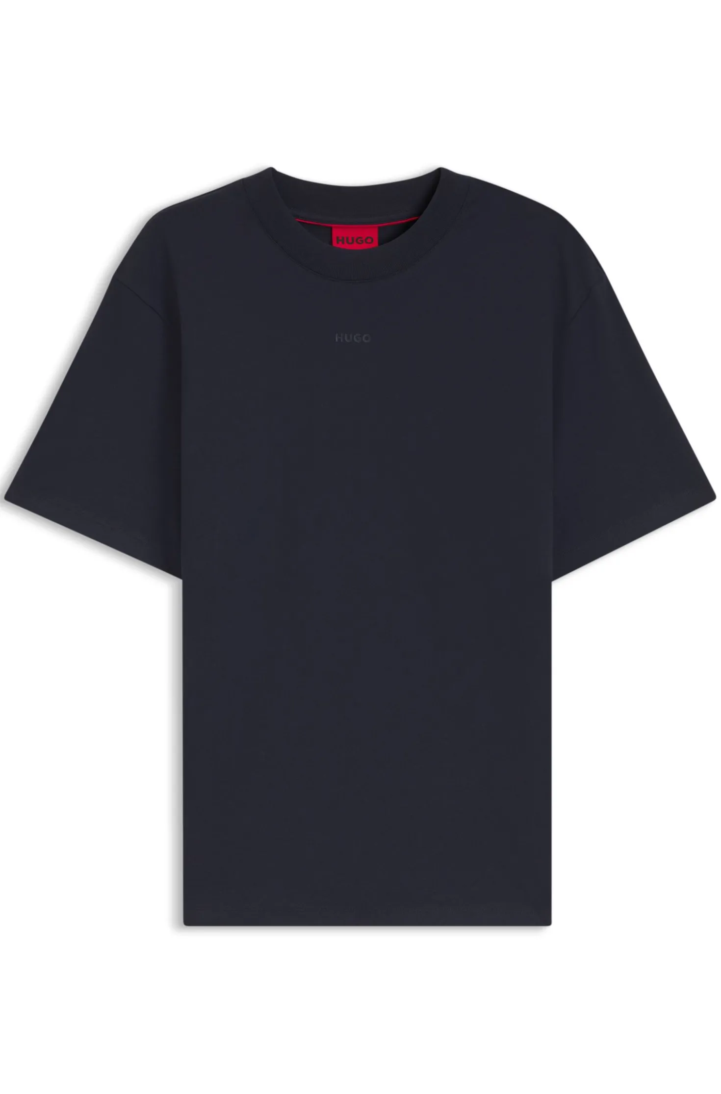 Relaxed-Fit T-Shirt mit zentralem Logo-Detail