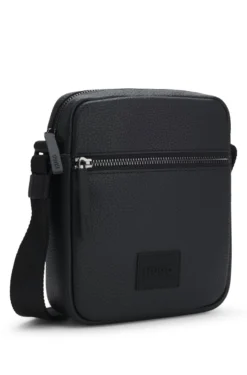 Reporter-Tasche mit Logo-Aufnäher