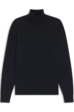Rollkragenpullover aus extrafeiner Merinowolle