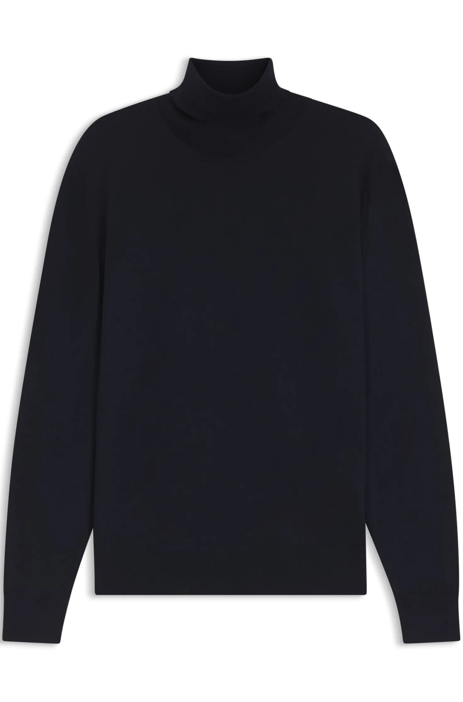 Rollkragenpullover aus extrafeiner Merinowolle