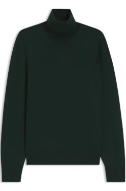 Rollkragenpullover aus extrafeiner Merinowolle