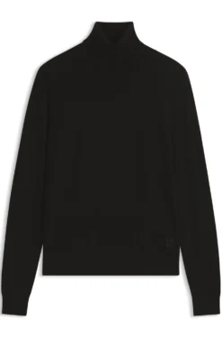 Rollkragenpullover aus Woll-Mix mit Kaschmir