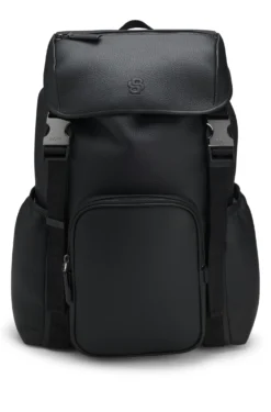 Rucksack aus italienischem Leder mit Double-B-Monogramm