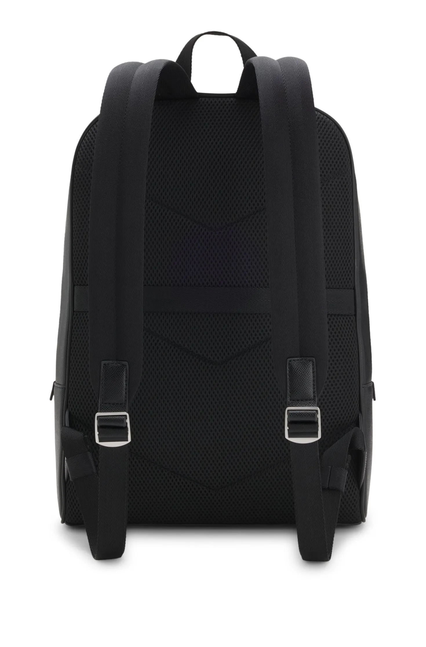 Rucksack mit silberfarbenen Details