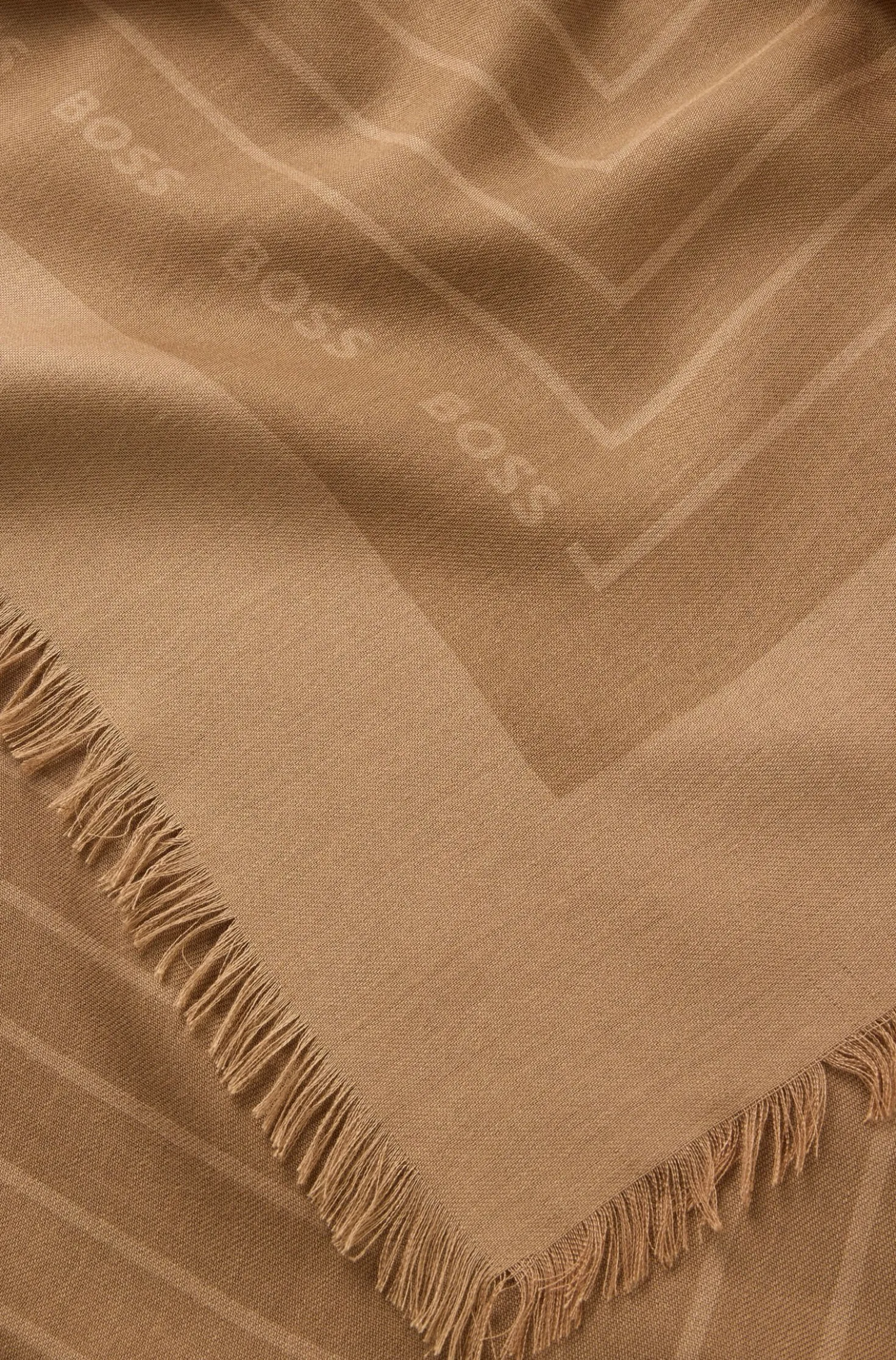 Schal aus Voile mit Logo-Print