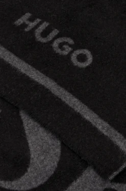 Schal aus Woll-Mix mit Stack-Logo