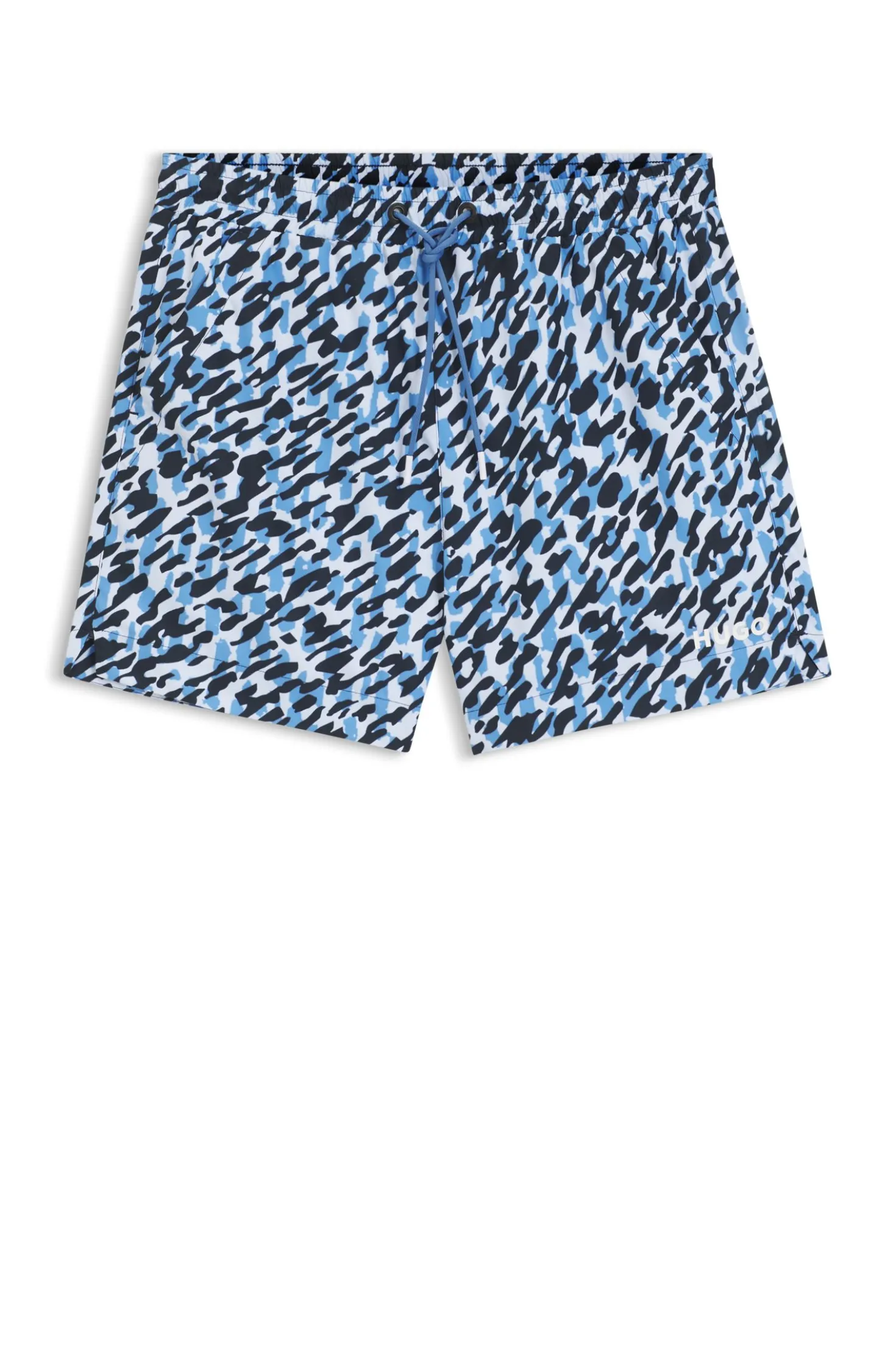 Schnell trocknende Badeshorts mit Allover-Print
