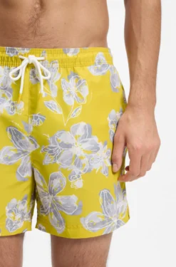 Schnell trocknende Badeshorts mit Allover-Print