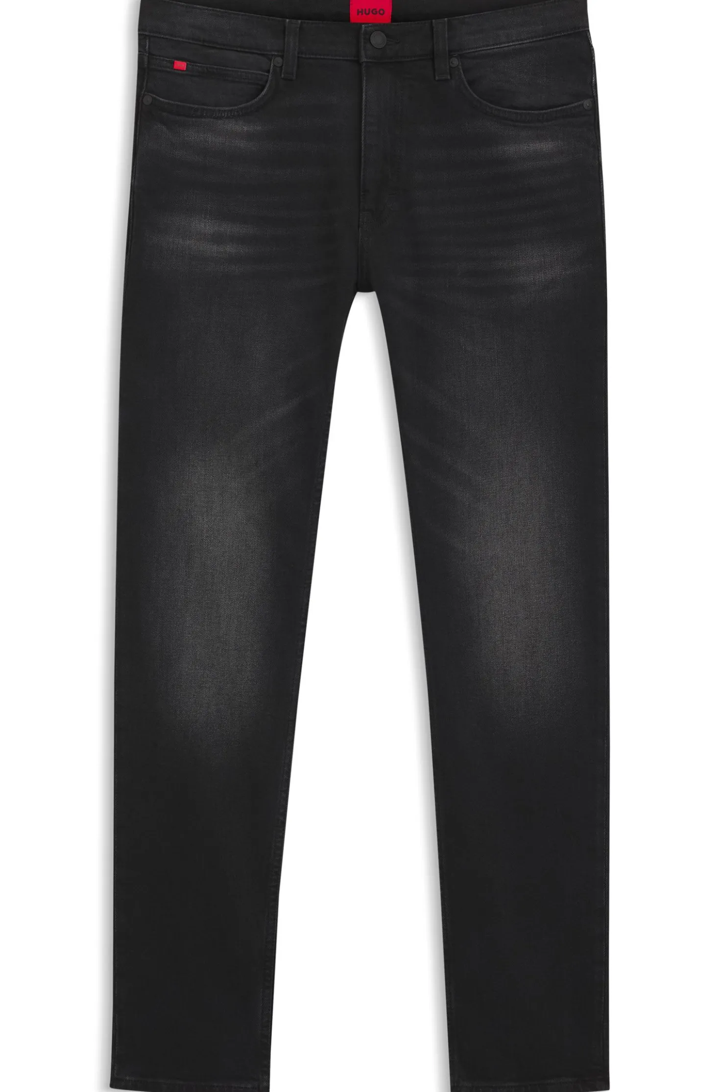 Schwarze Extra Slim-Fit Jeans aus Stretch-Denim