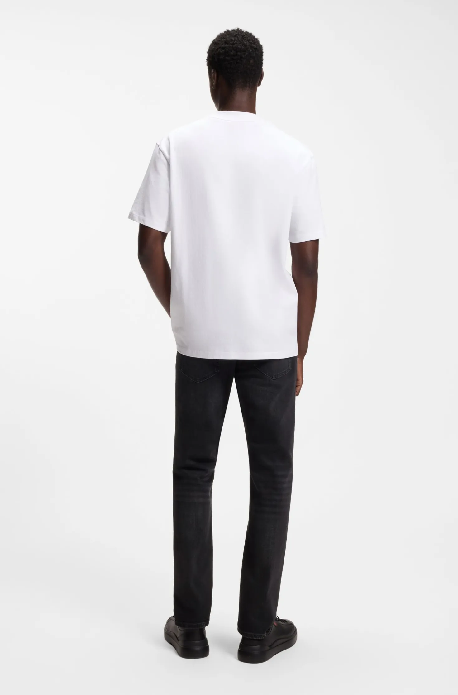 Schwarze Extra Slim-Fit Jeans aus Stretch-Denim