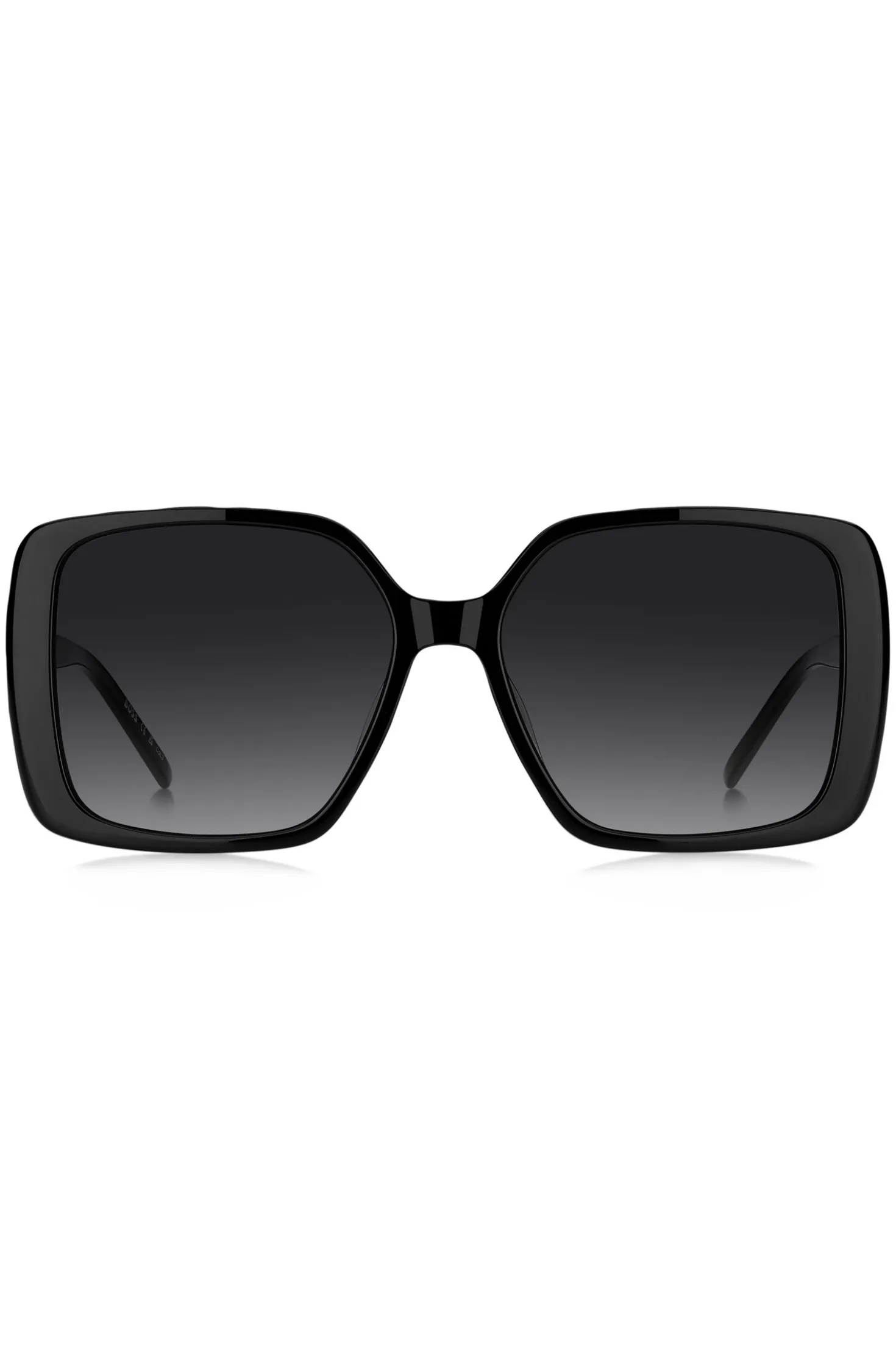 Schwarze Sonnenbrille mit Double-B-Monogramm