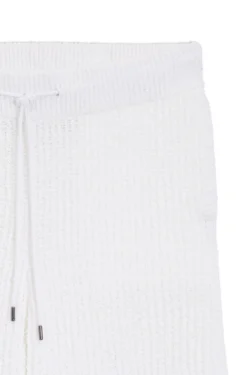 Shorts aus Baumwoll-Mix mit Rippstrick