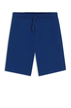Shorts aus Baumwoll-Terry mit Logo-Print