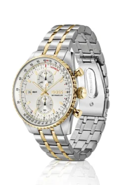Skytraveller Pro zweifarbige Uhr mit Saphirglas