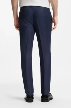 Slim-Fit Anzug aus Leinen-Twill