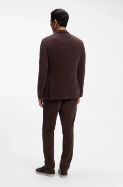 Slim-Fit Blazer aus Stretch-Cord