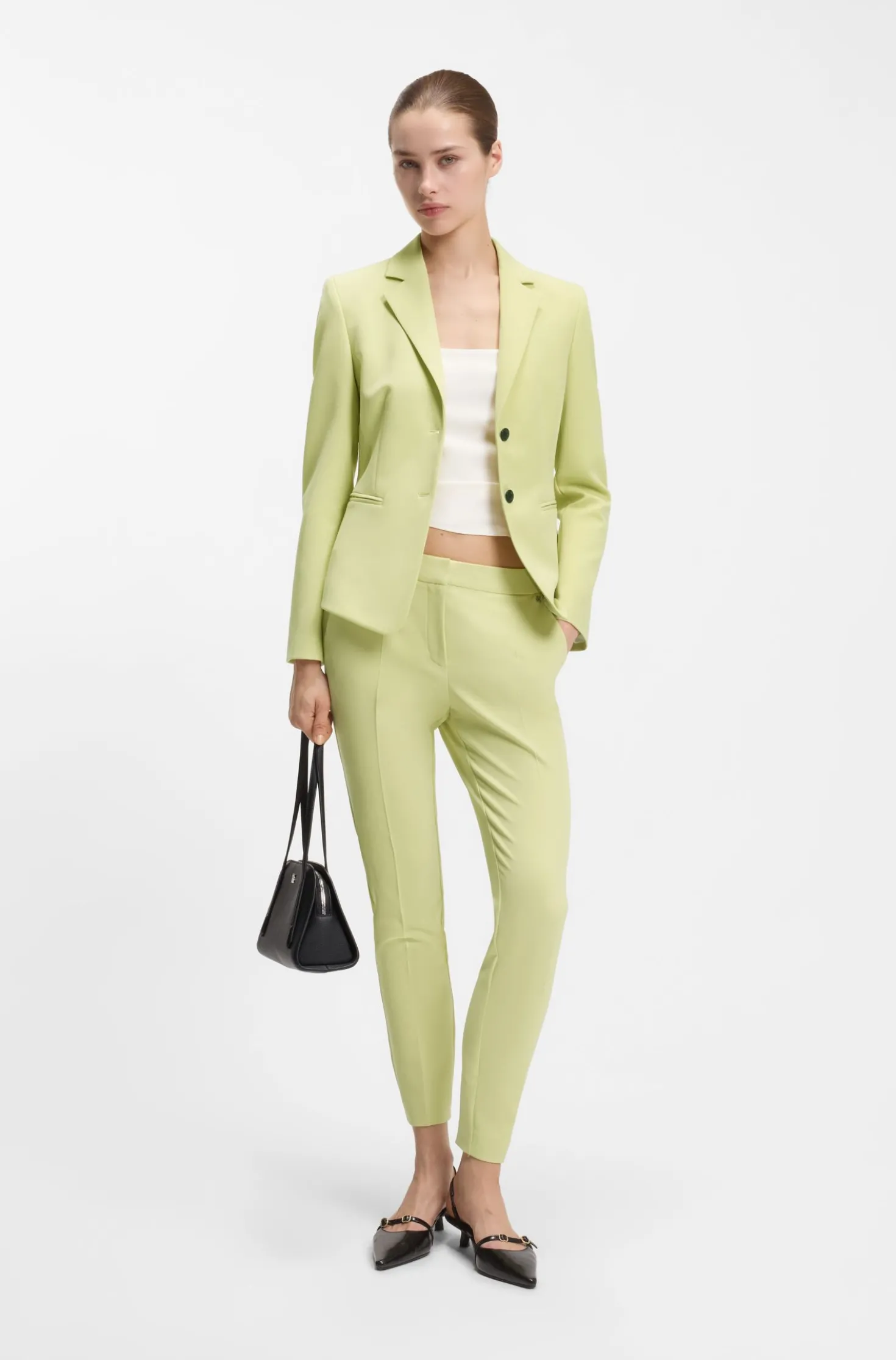 Slim-Fit Blazer aus Stretch-Gewebe