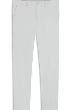 Slim-Fit Chino aus elastischem Seersucker