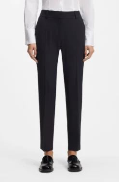 Slim-Fit Cropped-Hose aus Stretch-Gewebe