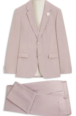 Slim-Fit Dreiteiler aus Schurwolle