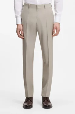 Slim-Fit Dreiteiler aus Schurwolle