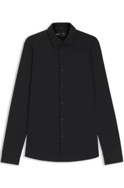 Slim-Fit Hemd aus Baumwoll-Mix mit Performance-Stretch