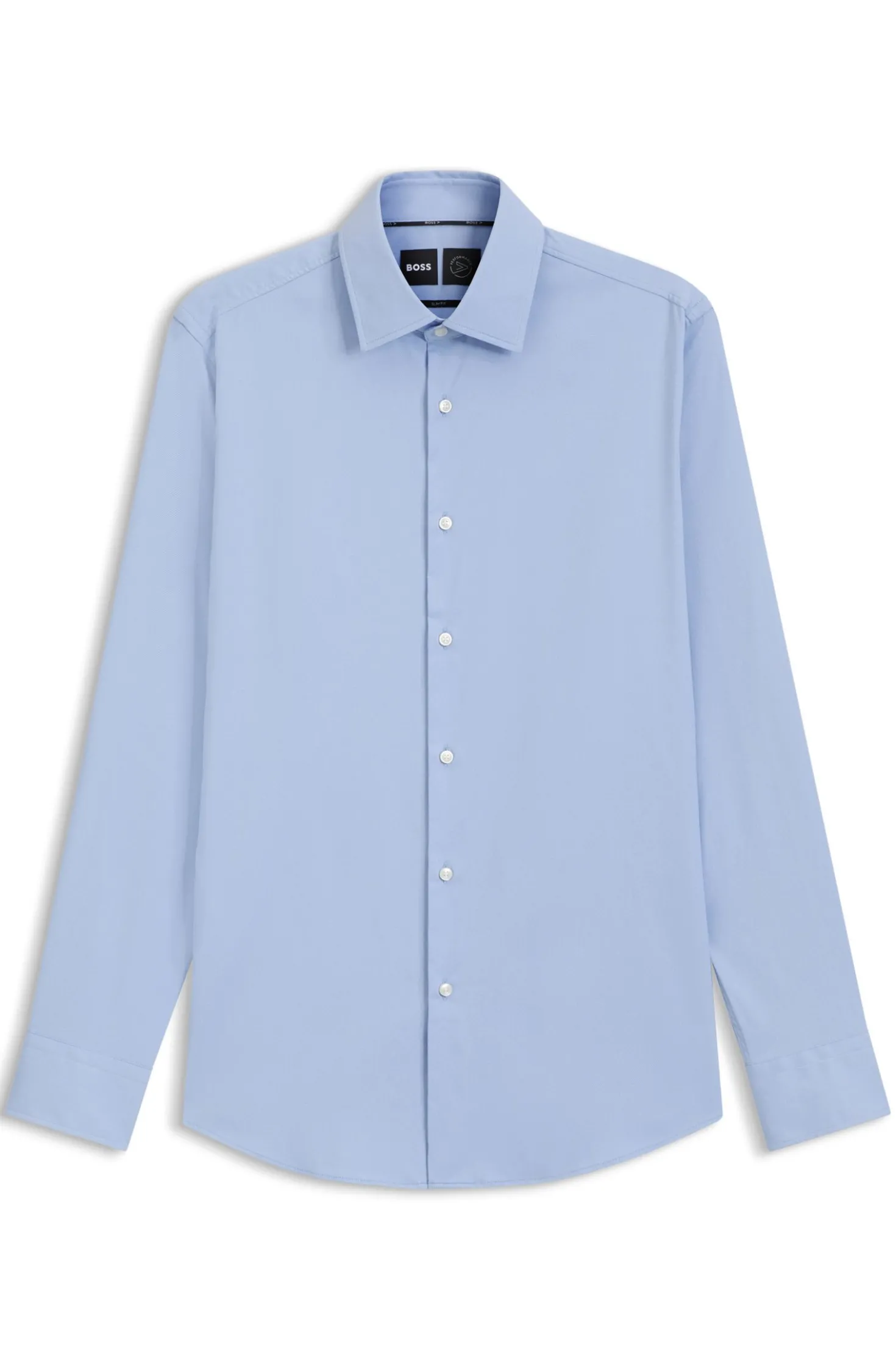 Slim-Fit Hemd aus funktionalem Stretch-Twill