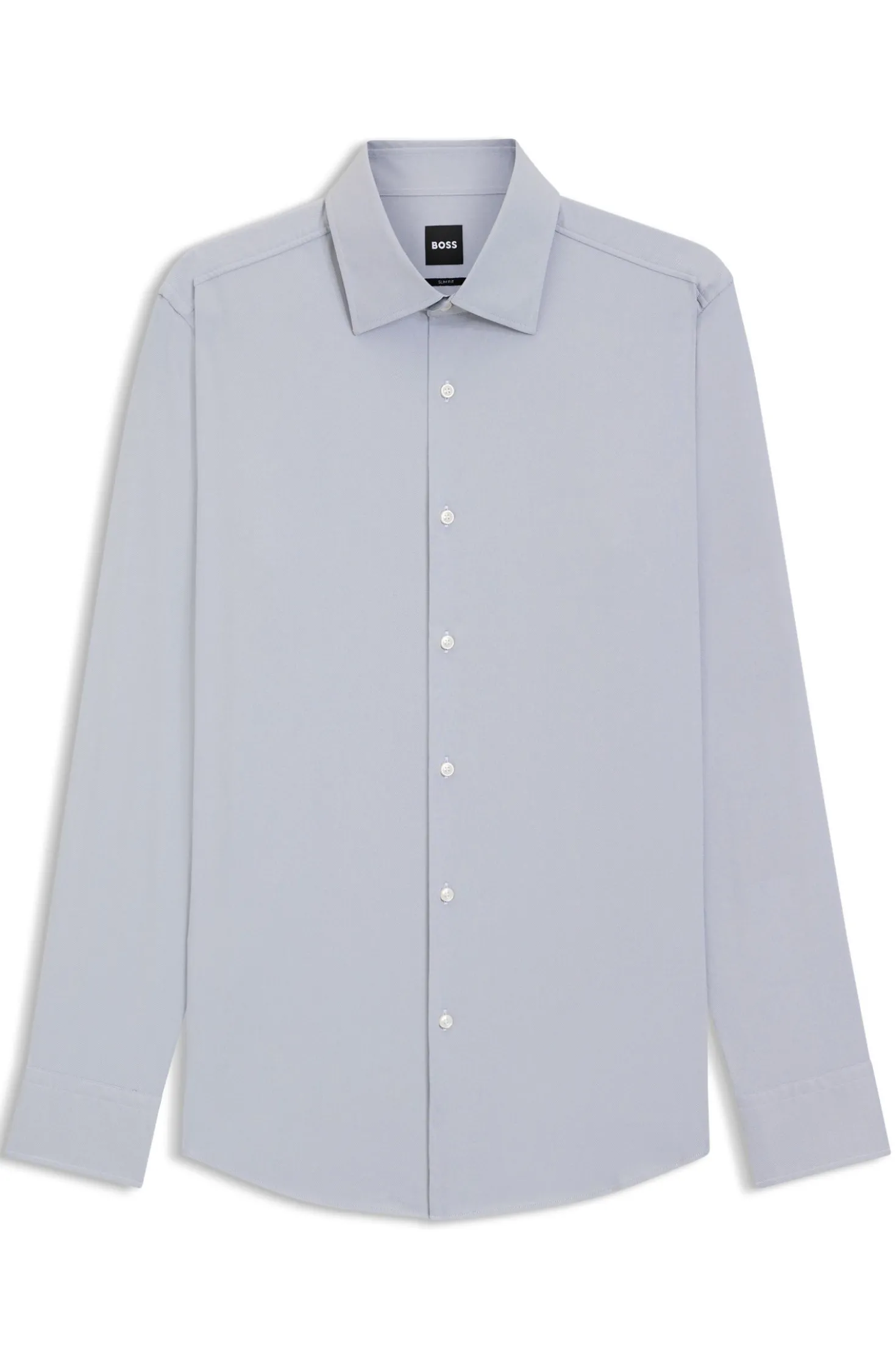 Slim-Fit Hemd aus funktionalem Stretch-Twill