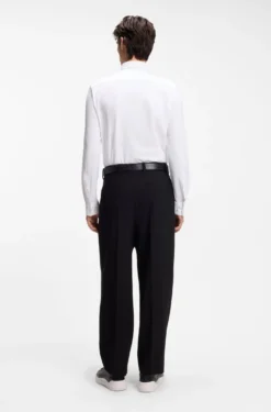 Slim-Fit Hemd aus funktionalem Stretch-Jersey