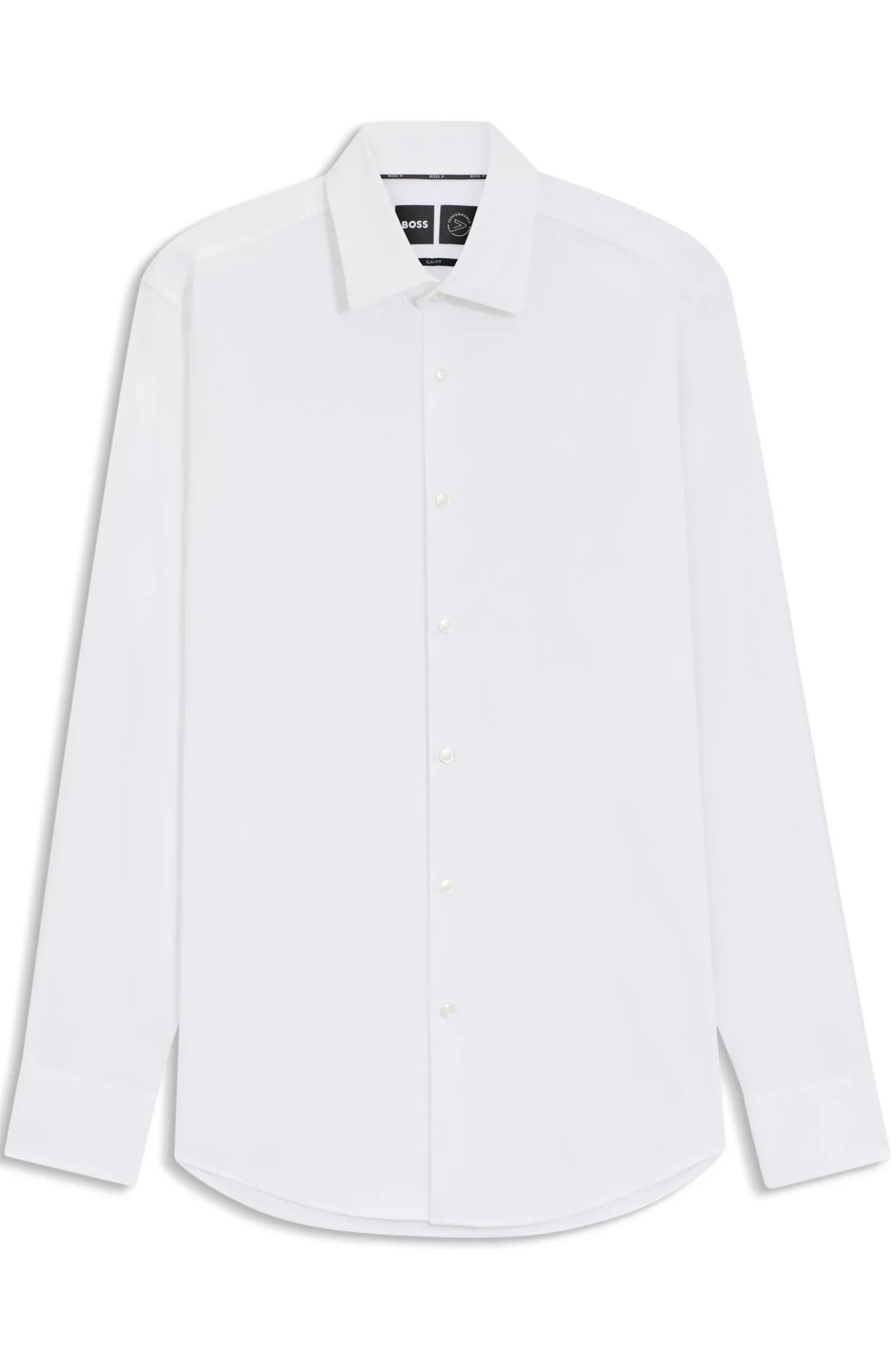 Slim-Fit Hemd aus funktionalem Stretch-Twill