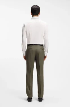 Slim-Fit Hemd aus in Italien gefertigtem Baumwoll-Mix