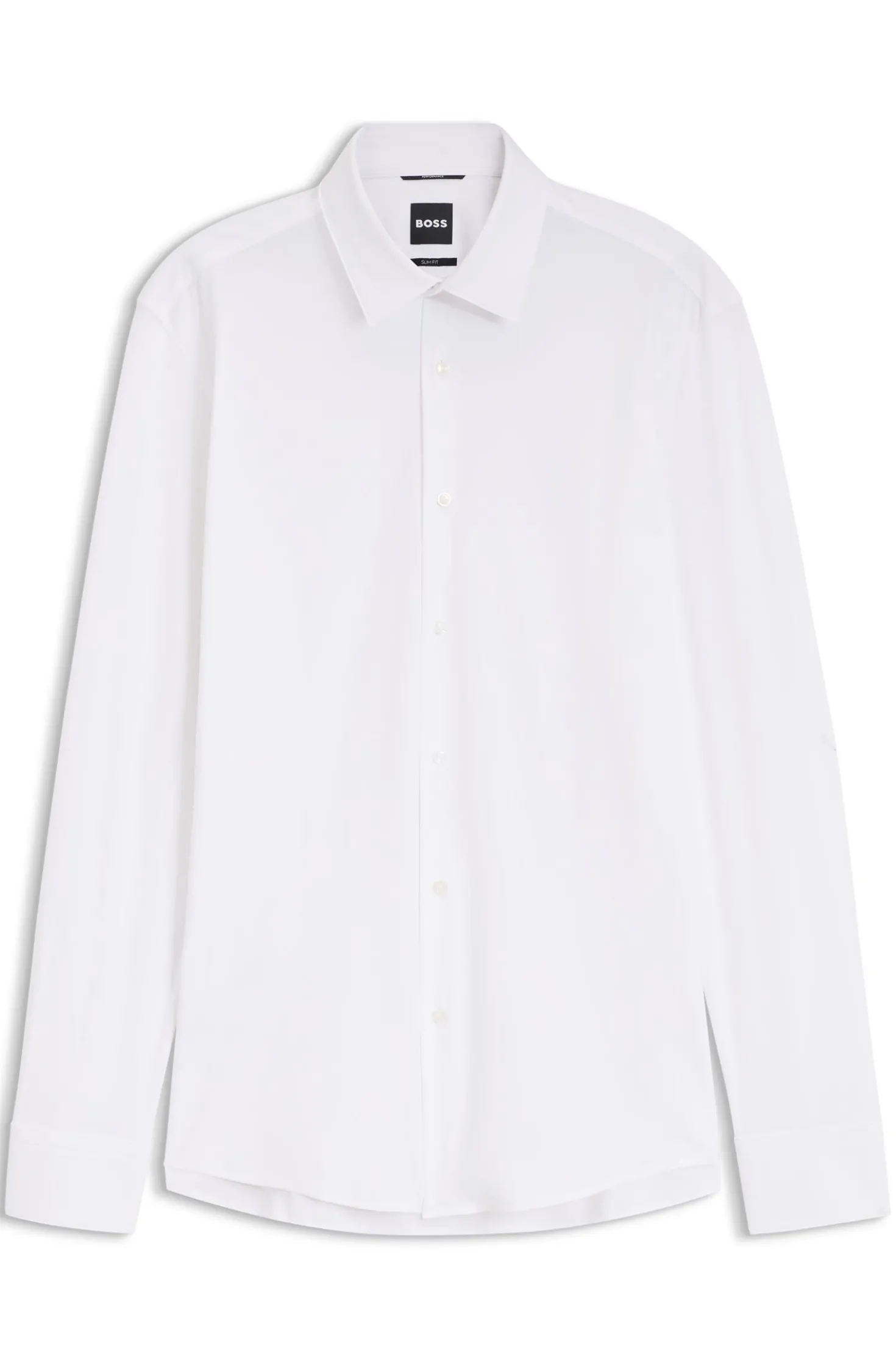 Slim-Fit Hemd aus Performance-Stretch-Jersey